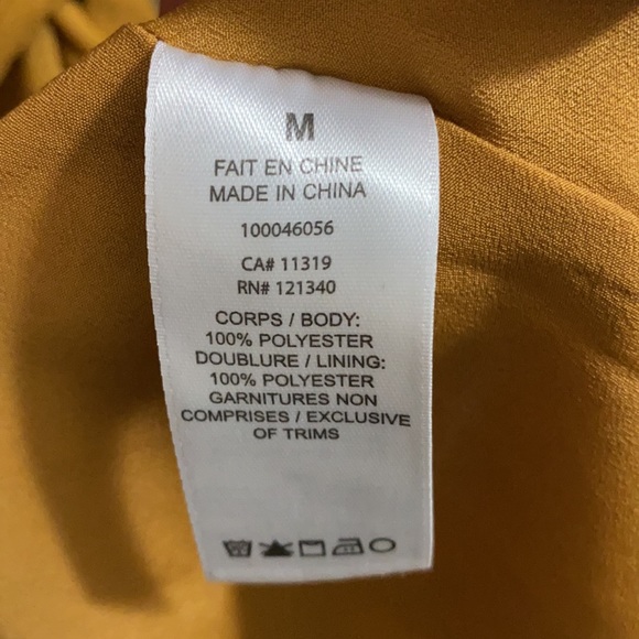 Dynamite floral dress - mustard yellow - Picture 8 of 8